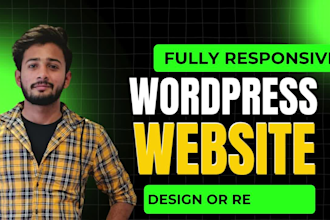 create a fully responsive wordpress blog or business website