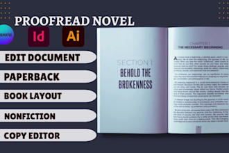 design, formats fiction writer, german book,  manuscript, book formatting