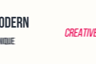 create professional kinetic typography titles for your video
