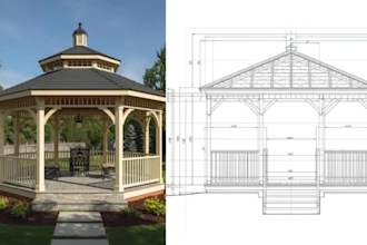 design pergola gazebo deck carport structural drawing permit plan