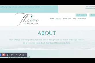 create iv hydration website, iv hydration, therapy website, iv therapy website
