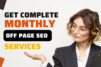 complete monthly off page seo services