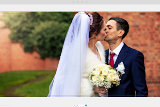 do a professional photo book for your wedding, baptism, etc