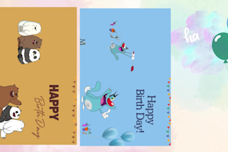 create unique custom birthday cards