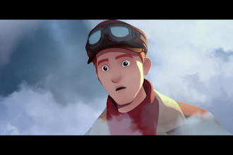 create 2d animation video 2d cartoon animation 2d video