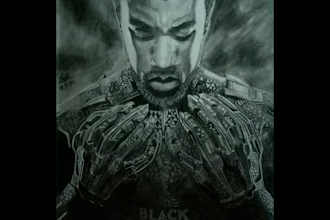 do pencil sketch and realistic drawing