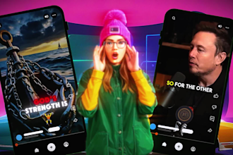 edit viral ai and tech reels for tiktok and instagram