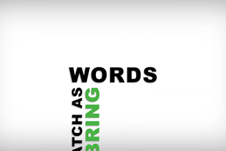 create kinetic typography, text animation, after effects, motion graphic