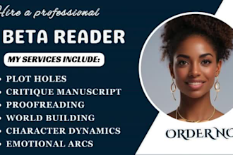 beta read book critique romance fantasy sci fiction mystery ya paranormal novel