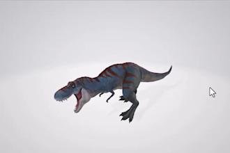 create 3d model of an animal or creature