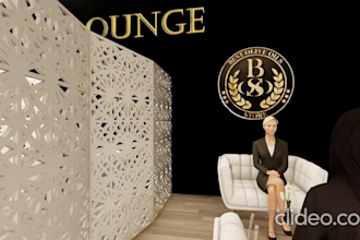 do the 3d design of your exhibition stand and your kiosk
