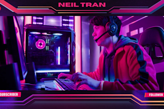 custom twitch overlay, animated obs overlay, stream logo, kick streamer setup