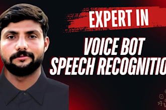 do speech voice recognition bot, audio analysis and text to speech voice clone