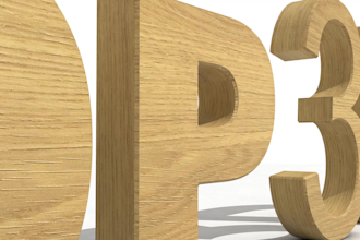 make 3d wood material logo reveal animation intro