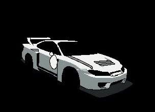 design custom jdm car pixel art for collectors or games
