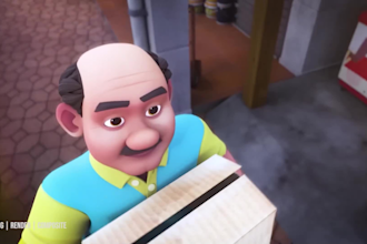 do 3d lighting, render and compositing