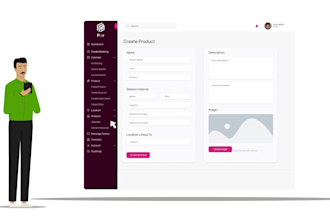 make a 2d saas explainer video, software animation, website promo