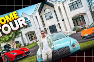 design amazing clickbait youtube thumbnail