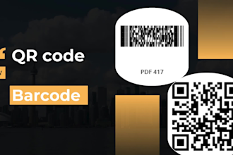 create qr code, barcode, labels, tags, and stickers fast