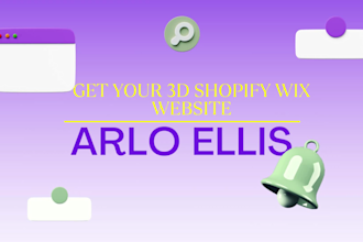 do 3d animated shopify store scrolling animation design fix wix animated website