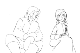 do 2d traditional animation, 2d short film, frame by frame, line art animation