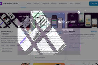 create a personal portfolio or business portfolio website
