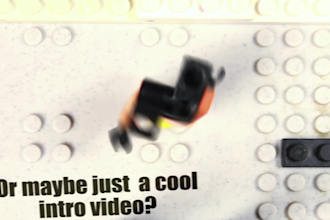 make this awesome lego dance video with your logo