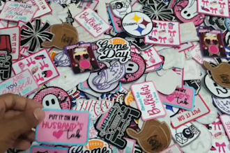 create custom embroidered, patches, iron on, sew on, velcro