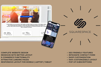 responsive website design, wix website, wordpress, squarespace, weebly, square