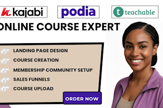 be kajabi website podia expert teachable online course upload