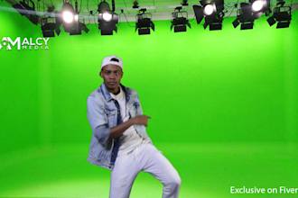 dance your song on a green screen