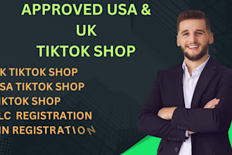 create tiktok shop UK tiktok shop USA tiktok shop account