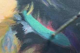 paint a acrylic portrait of your pet or loved one on canvas