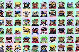 create crypto pixel art nft art collection with traits