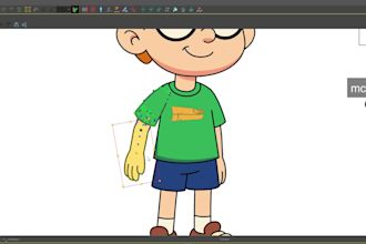 create the complete rig of your 2d character in toon boom harmon