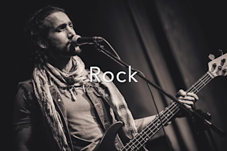 record high range rock or pop style vocals for your project