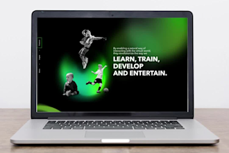 do web design and build a professional website landing page