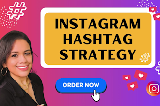 write catchy instagram and social media captions and hashtags