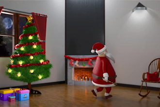 make a beautiful christmas video greeting for your business