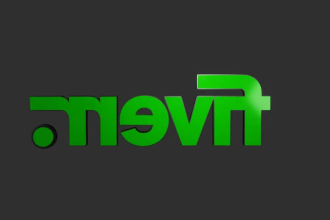 create a 3d rotating loop animation of your logo