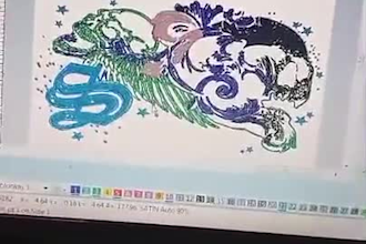 digitize logo unique and machine friendly embroidery