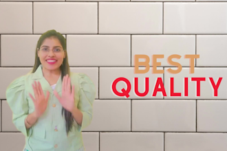 be indian female spokesperson in hindi bengali and english