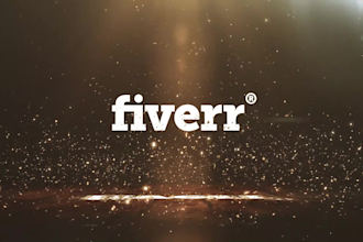 make an awesome gold glitter logo animation in 12 hours