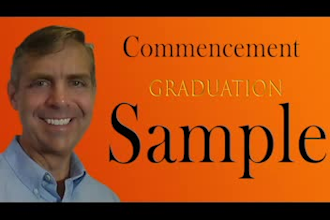 write your commencement or graduation speech