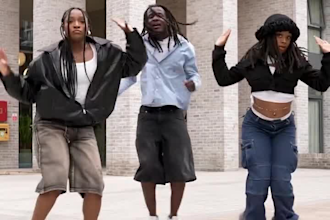 make afro dance, gospel african dance, afrobeat group shuffle dance performances
