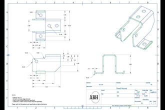 design sheet metal parts in solidworks and creo along with production drawings