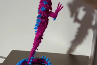 design flexible 3d articulated model for 3d printing flexi toys fidget toy stl