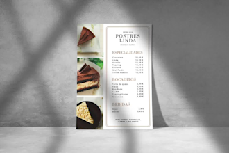 create high quality food posters and restaurant menu designs