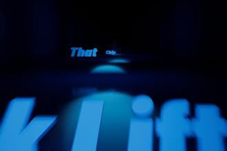 create a 3d animated lyric video