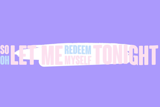 kinetic typography video text animation, animated lyrics video motion graphics